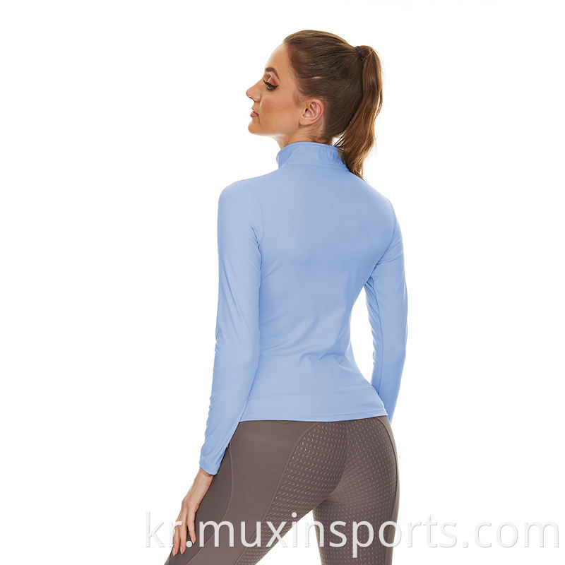 blue equestrian baselayer